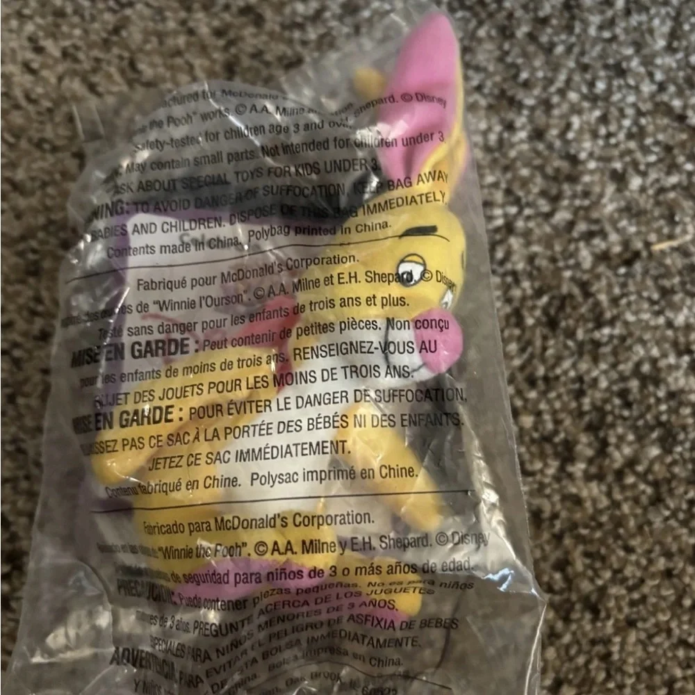 Vintage 1990s McDonald's Winnie the Pooh Happy Meal Plush Set of 4 NIP